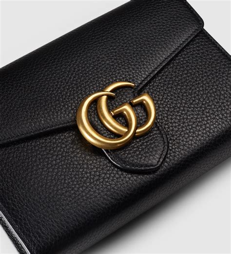 gucci ggw|Gucci gg marmont wallet on chain.